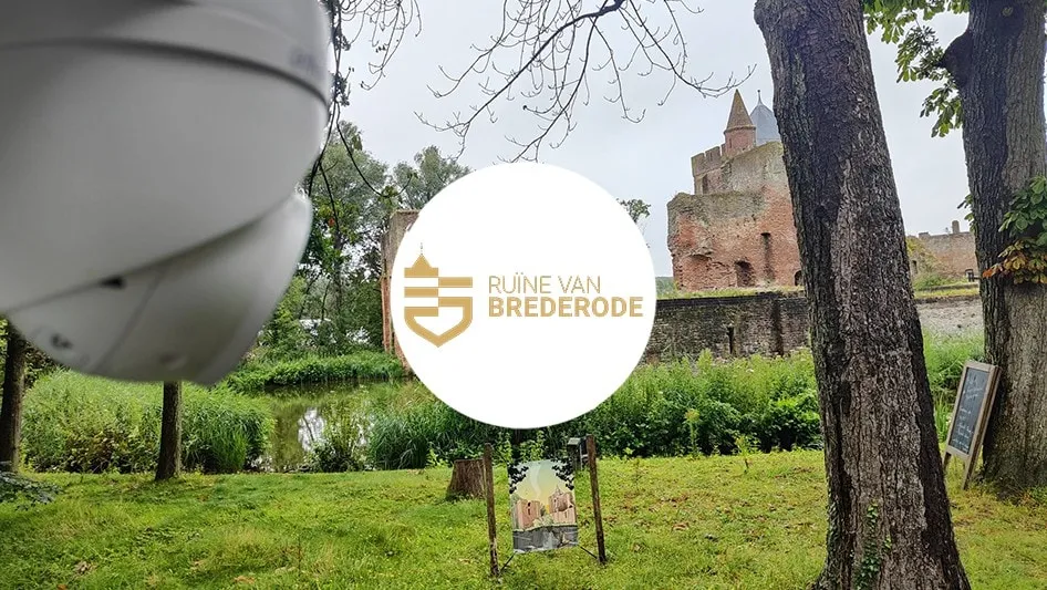 Ruïne van Brederode beveiliging met verschillende disciplines