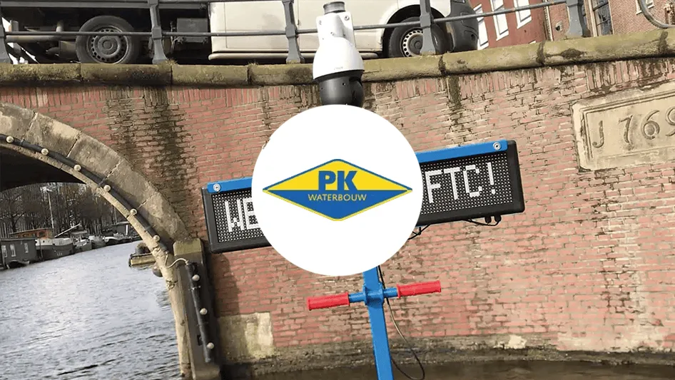 Floating Traffic Control Camera Toezicht voor PKWaterbouw