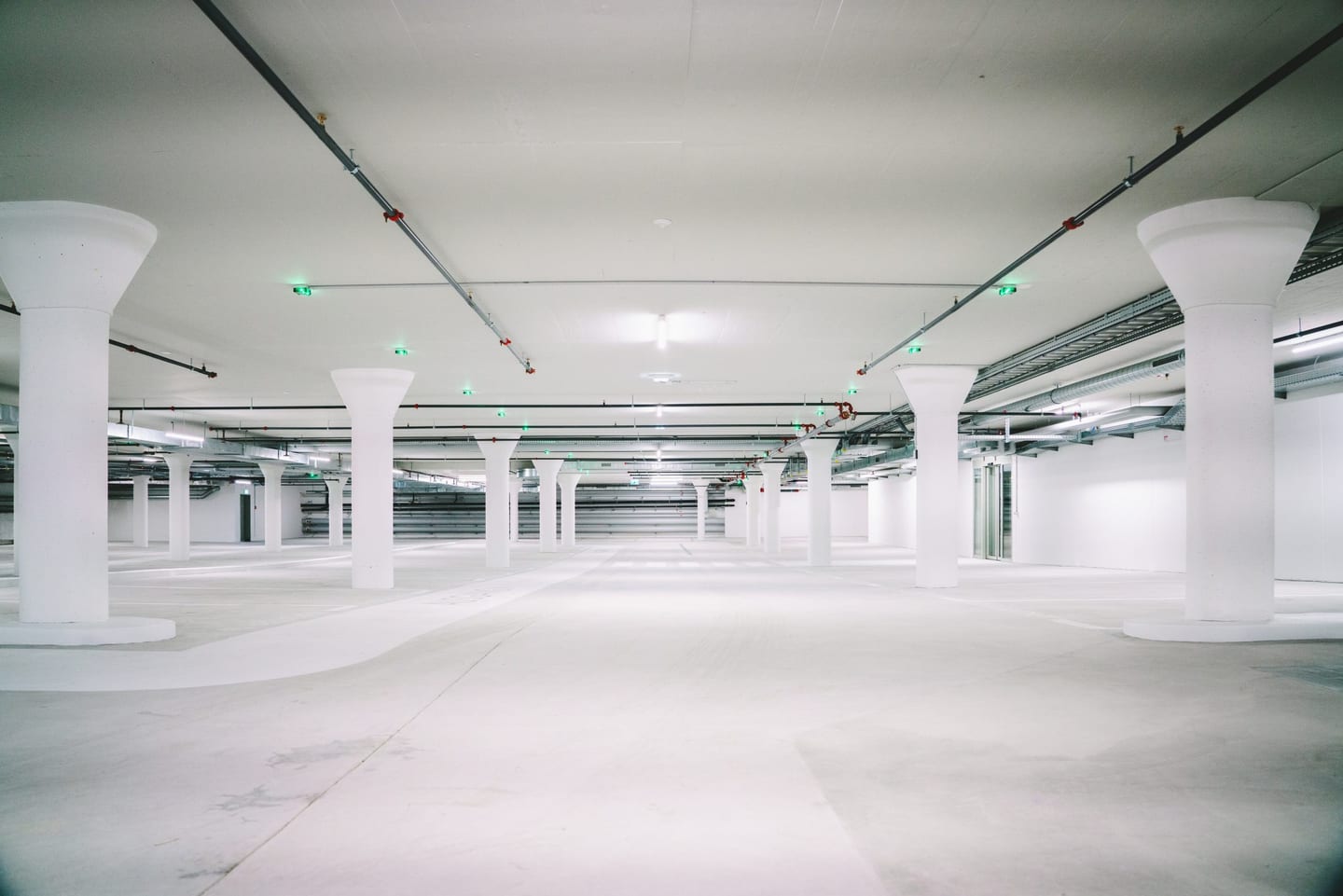 Camerabewaking voor gemeenten in een ondergrondse parkeergarage
