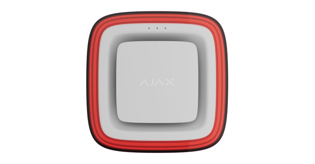 Ajax EN54 brandmeldsysteem: EN54 FireProtect sirene met flitser