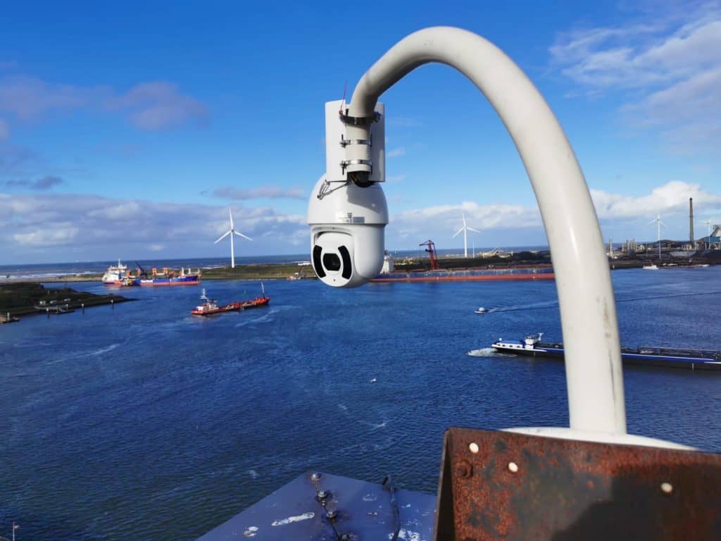 camerabewaking ijmuiden terminal